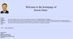 Desktop Screenshot of jeroensmits.info